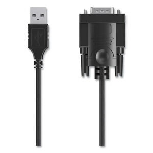 NXT Technologies™ USB to Serial Adapter, 1 ft, Black